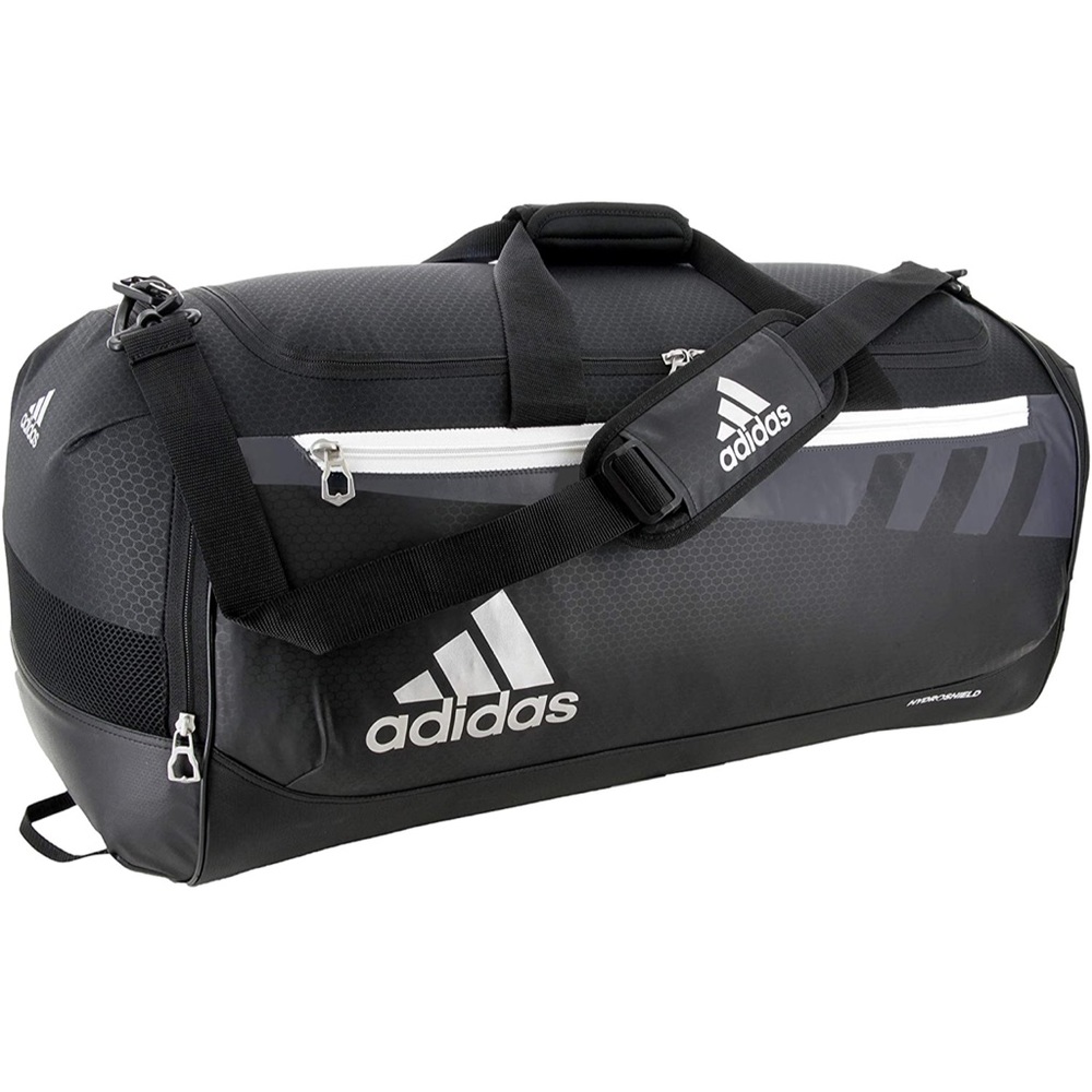 NWOT adidas Unisex Team Issue Small Duffel Bag, Black - Picture 2 of 10